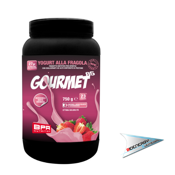 Bpr Nutrition-GOURMET 85  750 gr Yogurt Fragola  